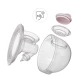 Odsávačka materského mlieka Double Hands-free Gentle Flow Pink Kinderkraft KEGEFL00PNK0000