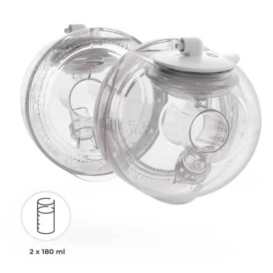 Odsávačka materského mlieka Double Hands-free Gentle Flow Pink Kinderkraft KEGEFL00PNK0000
