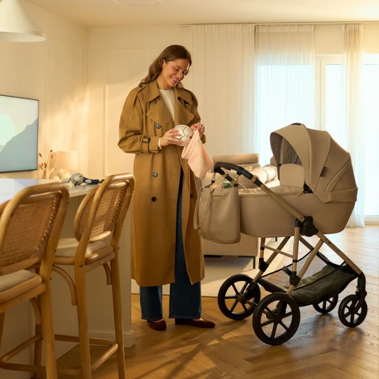 Odsávačka materského mlieka Single Hands-free Mamaflow Gold Kinderkraft KEMAFL00GLD0000