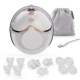 Odsávačka materského mlieka Single Hands-free Mamaflow Gold Kinderkraft KEMAFL00GLD0000