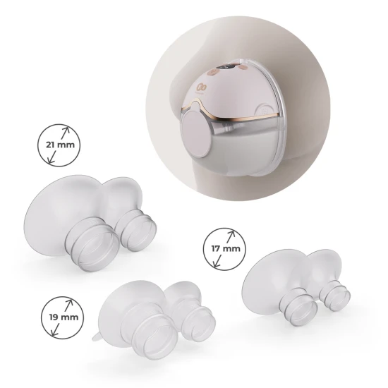Odsávačka materského mlieka Single Hands-free Mamaflow Gold Kinderkraft KEMAFL00GLD0000