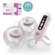 Odsávačka mlieka Double Hands-free Gentle Flow Pink + CHICCO Vložky do podprsenky 30ks Kinderkraft VP-F198231