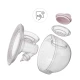 Odsávačka mlieka Double Hands-free Gentle Flow Pink + CHICCO Vložky do podprsenky 30ks Kinderkraft VP-F198231