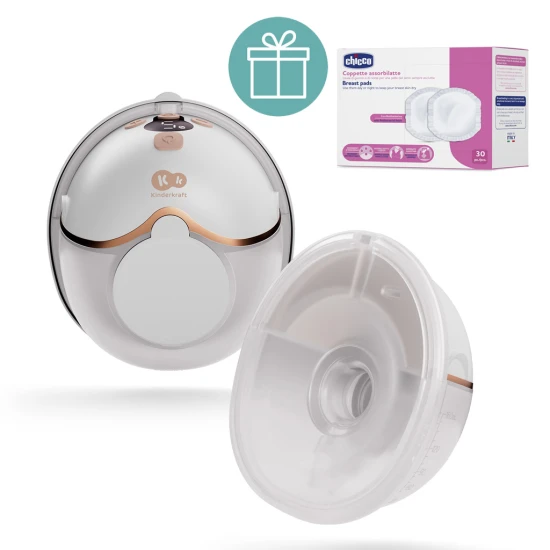Odsávačka mlieka Single Hands-free Mamaflow Gold + CHICCO Vložky do podprsenky 30ks Kinderkraft VP-F198235