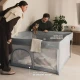 Ohrádka pre deti skladacia Ziki Light Grey Kinderkraft KLZIKI00GRY0000
