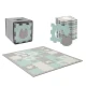 Podložka penová puzzle Luno Shapes 185 x 165 cm Mint, 30ks, Premium Kinderkraft KPLUSH00MIN0000