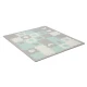 Podložka penová puzzle Luno Shapes 185 x 165 cm Mint, 30ks, Premium Kinderkraft KPLUSH00MIN0000