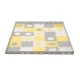 Podložka penová puzzle Luno Shapes 185 x 165 cm Yellow, 30ks, Premium Kinderkraft KPLUSH00YEL0000