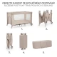 Postieľka cestovná Joy 2 Beige Kinderkraft KLJOY02BEG00000