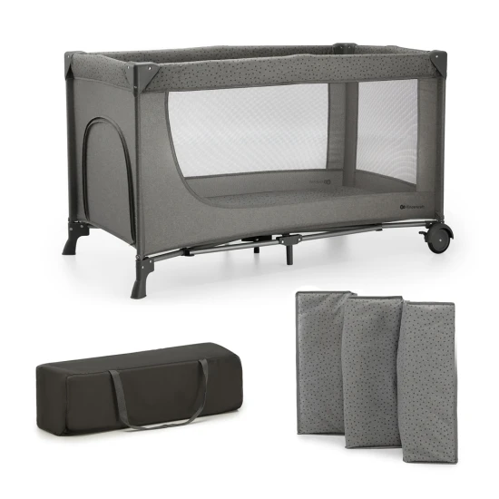 Postieľka cestovná Joy 2 Dark grey Kinderkraft KLJOY02DGR00000