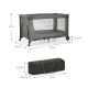 Postieľka cestovná Joy 2 Dark grey Kinderkraft KLJOY02DGR00000