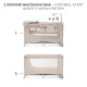 Postieľka cestovná Joy 2 s doplnkami Beige Kinderkraft KLJOY02BEG000AC