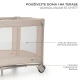 Postieľka cestovná Joy 2 s doplnkami Beige Kinderkraft KLJOY02BEG000AC