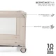 Postieľka cestovná Joy 2 s doplnkami Beige Kinderkraft KLJOY02BEG000AC