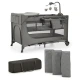 Postieľka cestovná Joy 2 s doplnkami Dark grey Kinderkraft KLJOY02DGR000AC