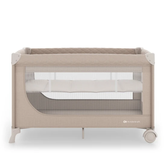 Postieľka cestovná Leody Up Beige Kinderkraft KCLEODUPBEG0000