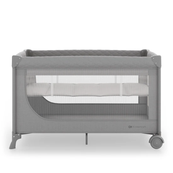 Postieľka cestovná Leody Up Grey Kinderkraft KCLEODUPGRY0000