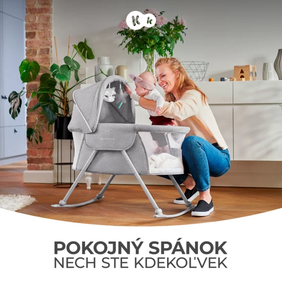 Postieľka detská 3v1 Lovi Beige Kinderkraft KKLLOVIBEG0000