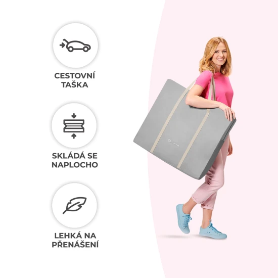 Postieľka detská 3v1 Lovi Gray Kinderkraft KKLLOVIGRY0000