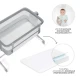 Postieľka detská polohovateľná Nestee Up2 Full Light Grey Kinderkraft KLNEE002LGRF000