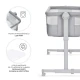 Postieľka detská polohovateľná Nestee Up2 Full Light Grey Kinderkraft KLNEE002LGRF000