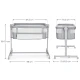 Postieľka detská polohovateľná Nestee Up2 Full Light Grey Kinderkraft KLNEE002LGRF000