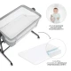 Postieľka detská polohovateľná Nestee Up2 Light Grey Kinderkraft KLNEE002LGR0000
