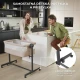 Postieľka detská polohovateľná Nestee Up2 Light Grey Kinderkraft KLNEE002LGR0000