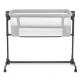 Postieľka detská polohovateľná Nestee Up2 Light Grey Kinderkraft KLNEE002LGR0000