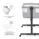 Postieľka detská polohovateľná Nestee Up2 Light Grey Kinderkraft KLNEE002LGR0000