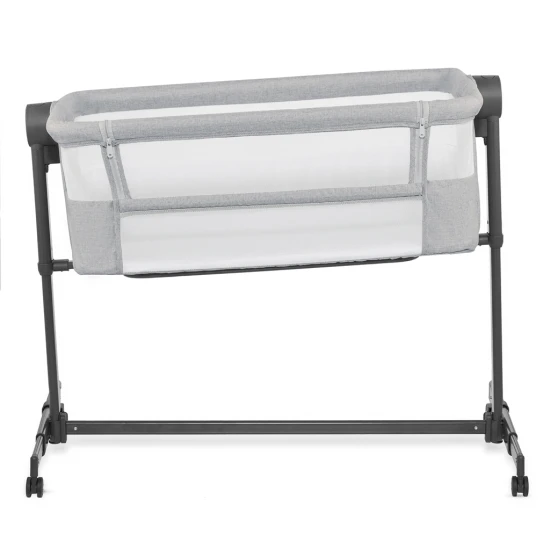 Postieľka detská polohovateľná Nestee Up2 Light Grey Kinderkraft KLNEE002LGR0000