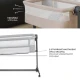 Postieľka detská polohovateľná Nestee Up2 Light Grey Kinderkraft KLNEE002LGR0000