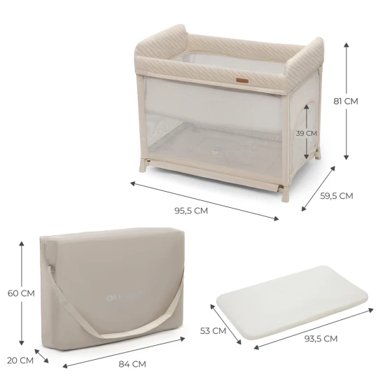 SELECT Postieľka cestovná Moon Dream Beige Kinderkraft KLMODR00BEG3000