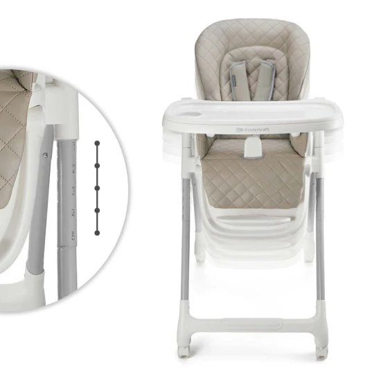 Stolička jedálenská 3v1 Tulo Beige Kinderkraft KHTULO00BEG0000