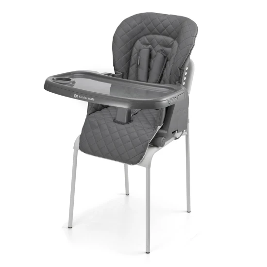 Stolička jedálenská 3v1 Tulo Grey Kinderkraft KHTULO00GRY0000