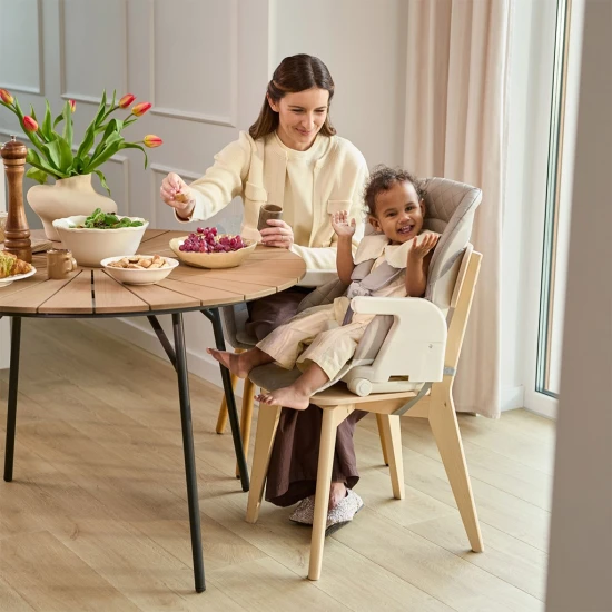 Stolička jedálenská 3v1 Tulo Grey Kinderkraft KHTULO00GRY0000