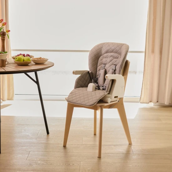 Stolička jedálenská 3v1 Tulo Grey Kinderkraft KHTULO00GRY0000