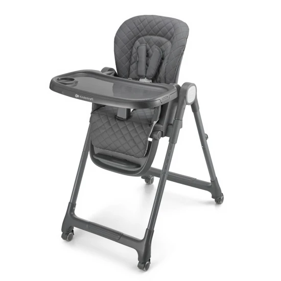 Stolička jedálenská 3v1 Tulo Grey Kinderkraft KHTULO00GRY0000
