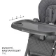 Stolička jedálenská 3v1 Tulo Grey Kinderkraft KHTULO00GRY0000