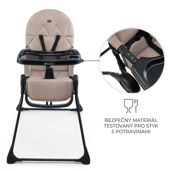 Stolička jedálenská Binci Beige Kinderkraft KHBINC00BEG0000