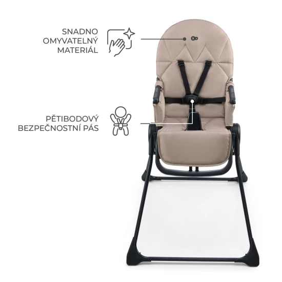 Stolička jedálenská Binci Beige Kinderkraft KHBINC00BEG0000