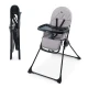 Stolička jedálenská Binci Grey Kinderkraft KHBINC00GRY0000