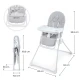 Stolička jedálenská Binci Light Grey Kinderkraft KHBINC00LGR0000