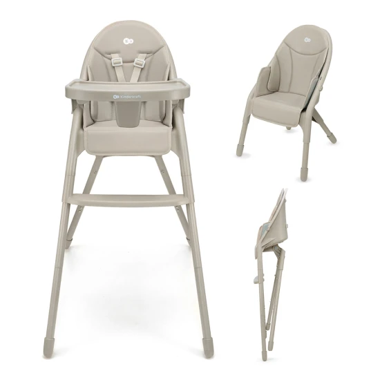 Stolička jedálenská Dinnly 2v1 Beige Kinderkraft KHDINN00BEG0000