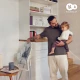 Stolička jedálenská Dinnly 2v1 Beige Kinderkraft KHDINN00BEG0000