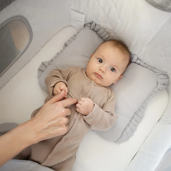 Stolička jedálenská Dinnly 2v1 Grey Kinderkraft KHDINN00LGR0000