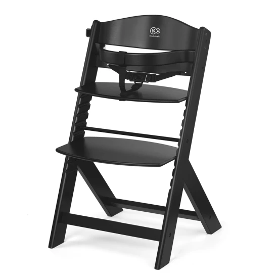 Stolička jedálenská Enock Black Kinderkraft KHENOC00BLK0000