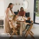 Stolička jedálenská Enock Black Kinderkraft KHENOC00BLK0000