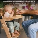 Stolička jedálenská Enock Black Kinderkraft KHENOC00BLK0000