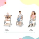 Stolička jedálenská Enock s polstrovaním Grey wooden, Premium Stolička jedálenská Enock s polstrovaním Grey wooden, Premium Kinderkraft KHENOC0PGRY0000
